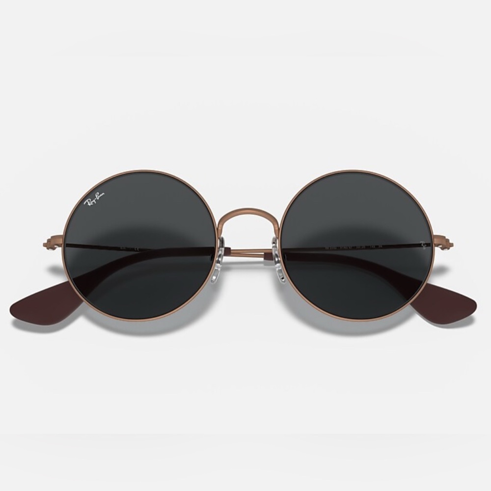 Ray-Ban Round Sunglasses - Brown and Black